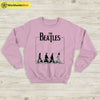The Beatles Abbey Road Sweatshirt The Beatles Shirt Rock Band Shirt - WorldWideShirt