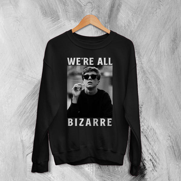 The Breakfast Club Sweatshirt We're All Bizarre Crewneck Emilio Estevez Movie Shirt - Black - WorldWideShirt