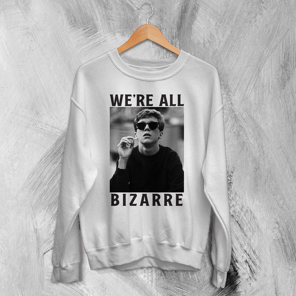 The Breakfast Club Sweatshirt We're All Bizarre Crewneck Emilio Estevez Movie Shirt - White - WorldWideShirt