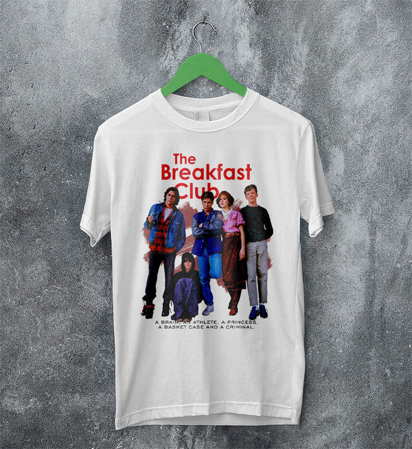 The Breakfast Club T-Shirt Art Movie Poster Shirt Comedy Drama Merch - White - WorldWideShirt