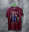 The Breakfast Club T-Shirt Art Movie Poster Shirt Comedy Drama Merch - Red Maroon - WorldWideShirt