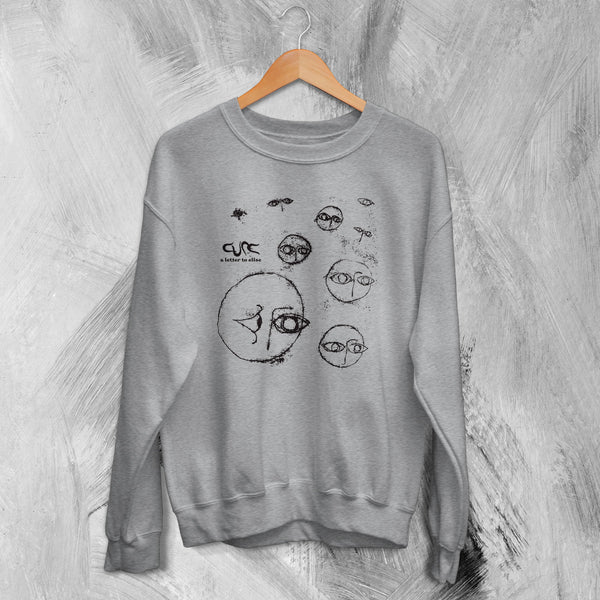The Cure Sweatshirt A Letter to Elise Sweater Vintage Rock Band Merch - WorldWideShirt