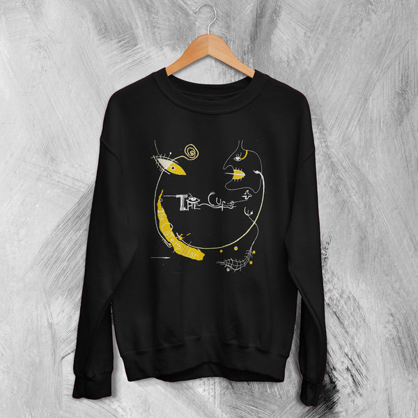 The Cure Sweatshirt The Caterpillar 1984 Sweater Vintage Graphic Band Merch - WorldWideShirt