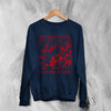 The Sisters of Mercy Sweatshirt No Time To Cry Shirt Punk Rock Album Crewneck - Navy Blue - WorldWideShirt