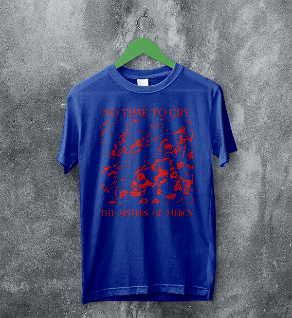 The Sisters of Mercy T-Shirt No Time To Cry Shirt Punk Rock Album Tee - Royal Blue - WorldWideShirt