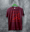 The Sisters of Mercy T-Shirt No Time To Cry Shirt Punk Rock Album Tee - Red Maroon - WorldWideShirt