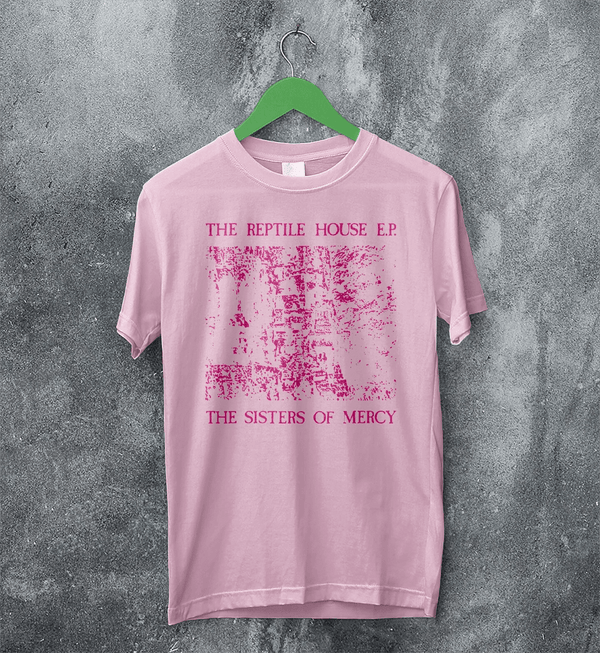 The Sisters of Mercy T-Shirt The Reptile House Shirt Punk Rock Music Tee - Light Pink - WorldWideShirt