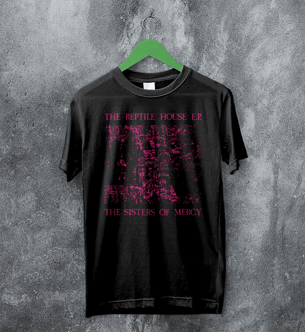 The Sisters of Mercy T-Shirt The Reptile House Shirt Punk Rock Music Tee - Black - WorldWideShirt