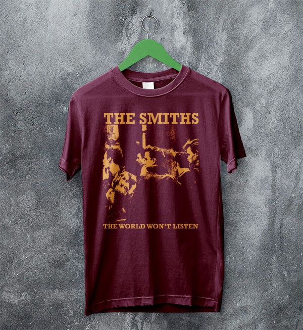The Smiths The World Won't Listen T shirt The Smiths Shirt Music Shirt - WorldWideShirt