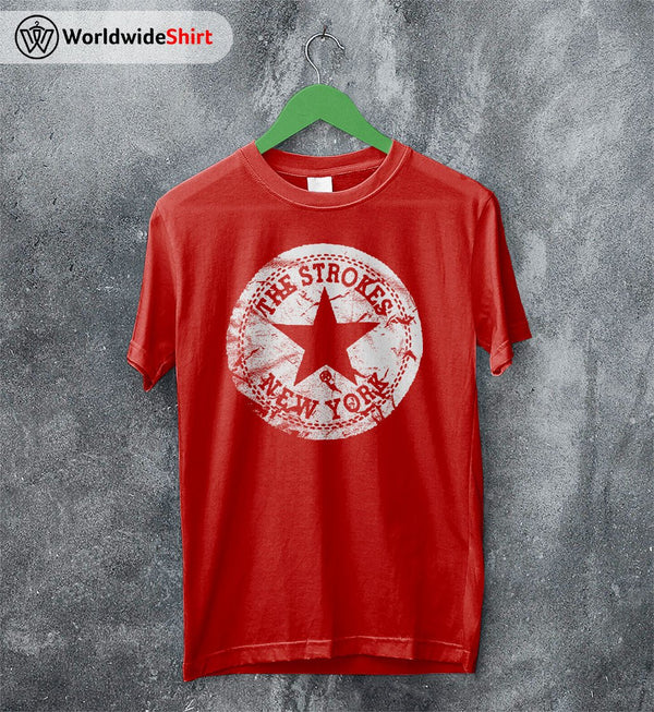 The Strokes Merch New York Vintage 90's T Shirt The Strokes Shirt - WorldWideShirt