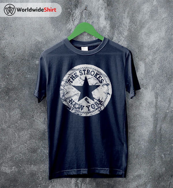 The Strokes Merch New York Vintage 90's T Shirt The Strokes Shirt - WorldWideShirt