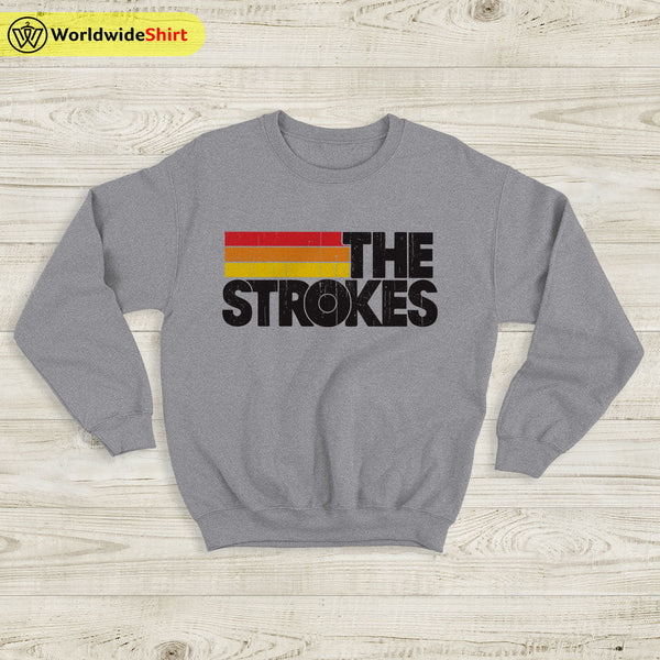 The Strokes Sweatshirt Vintage 90's Sweater The Strokes Merch - WorldWideShirt
