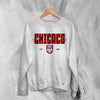 The University of Chicago Sweatshirt Retro Chicago Shirt Est 1890 Campus Merch - White - WorldWideShirt
