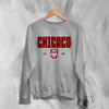 The University of Chicago Sweatshirt Retro Chicago Shirt Est 1890 Campus Merch - Sport Grey - WorldWideShirt