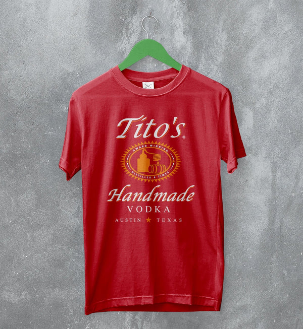 Tito's Handmade T-Shirt Vodka Beer Shirt Tito's Vodka Merch - WorldWideShirt