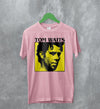 Tom Waits T-Shirt Jazz Rock Shirt Tom Waits American Music Merch - Light Pink - WorldWideShirt