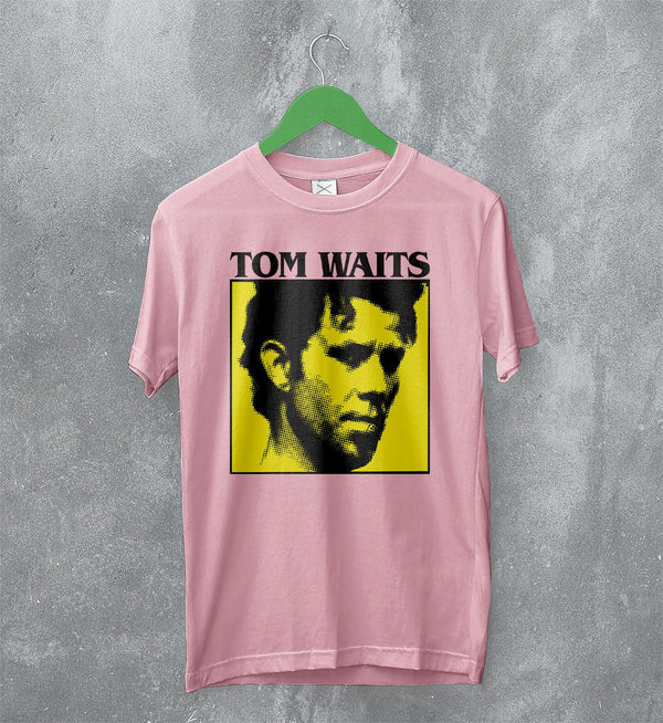 Tom Waits T-Shirt Jazz Rock Shirt Tom Waits American Music Merch - Light Pink - WorldWideShirt