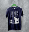 Tom Waits T-Shirt Tour Concert Shirt Vintage Music World Tour 1987 Merch - Navy Blue - WorldWideShirt