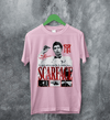 Tony Montana T-Shirt Scarface Movie Shirt Tony Montana Scarface Tee - Light Pink - WorldWideShirt