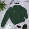 Turtwig Embroidered Pokémon Sweatshirt – Minimalist Gen 1 Style - Forest Green - WorldWideShirt
