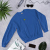 Turtwig Embroidered Pokémon Sweatshirt – Minimalist Gen 1 Style - Royal Blue - WorldWideShirt