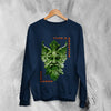 Type O Negative Green Man Sweatshirt Gothic Type O Negative Shirt Music Metal Band - Navy Blue - WorldWideShirt