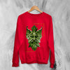 Type O Negative Green Man Sweatshirt Gothic Type O Negative Shirt Music Metal Band - Red - WorldWideShirt