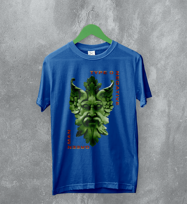 Type O Negative Green Man T-Shirt Gothic Type O Negative Shirt Music Metal Band - Royal Blue - WorldWideShirt