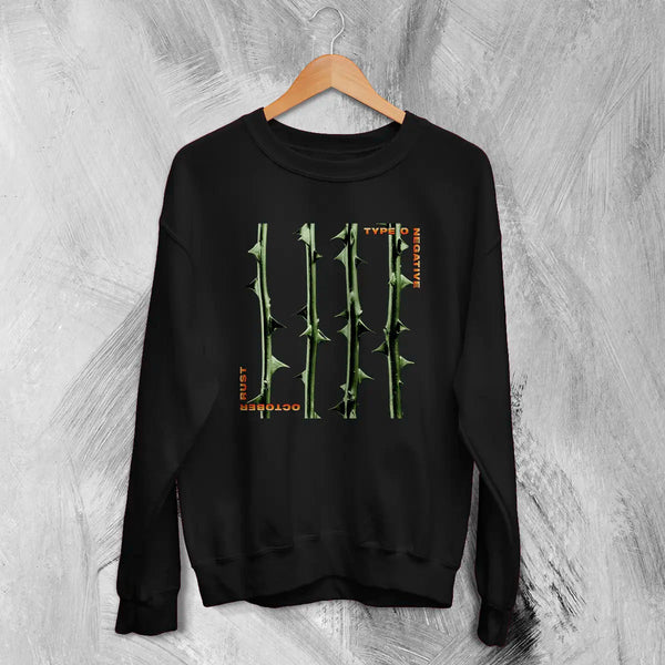 Type O Negative October Rust Sweatshirt 90s Album Music Type O Negative Shirt - Black - WorldWideShirt
