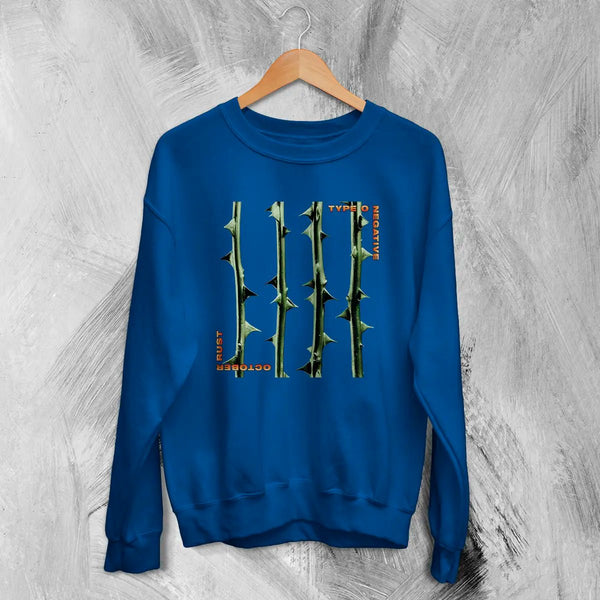 Type O Negative October Rust Sweatshirt 90s Album Music Type O Negative Shirt - Royal Blue - WorldWideShirt