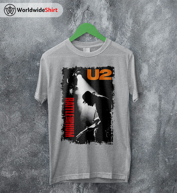U2 Rattle And Hum Vintage 90's T Shirt U2 Shirt U2 Band Shirt - WorldWideShirt