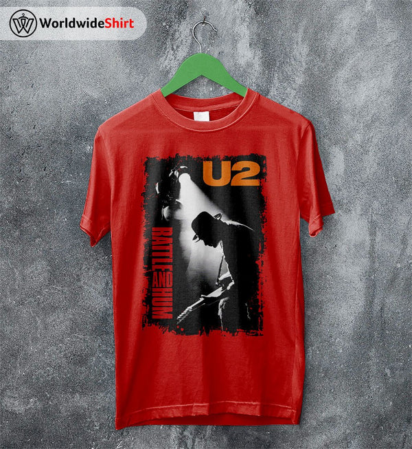 U2 Rattle And Hum Vintage 90's T Shirt U2 Shirt U2 Band Shirt - WorldWideShirt