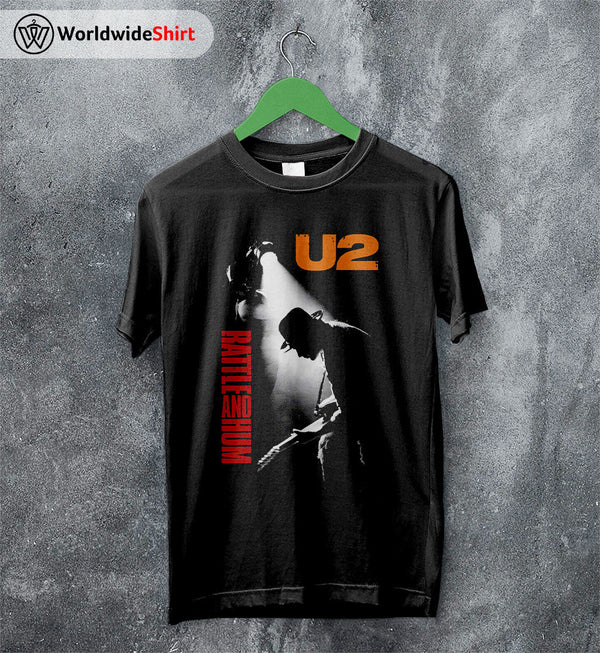 U2 Rattle And Hum Vintage 90's T Shirt U2 Shirt U2 Band Shirt - WorldWideShirt