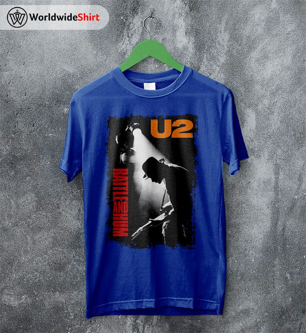 U2 Rattle And Hum Vintage 90's T Shirt U2 Shirt U2 Band Shirt - WorldWideShirt