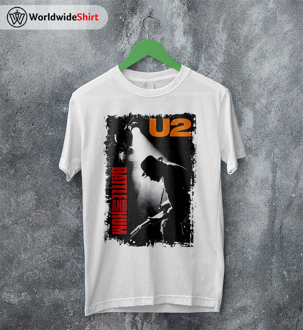 U2 Rattle And Hum Vintage 90's T Shirt U2 Shirt U2 Band Shirt - WorldWideShirt