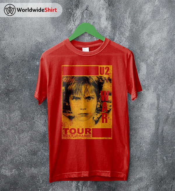 U2 War Vintage 90's T Shirt U2 Shirt U2 Band Shirt - WorldWideShirt