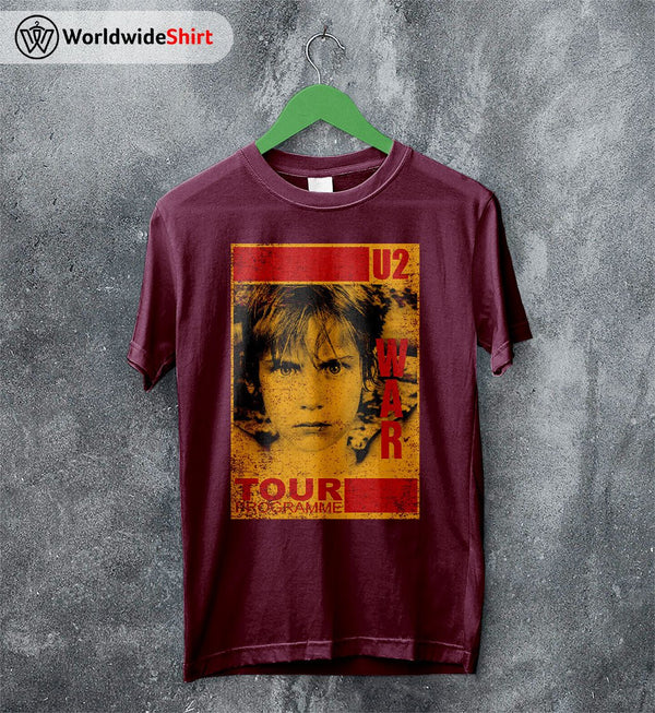 U2 War Vintage 90's T Shirt U2 Shirt U2 Band Shirt - WorldWideShirt