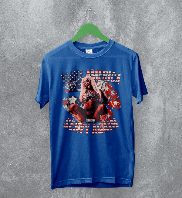USA Sexyy Red T-Shirt Make America Sexyy Again Shirt American Concert Tee - Royal Blue - WorldWideShirt
