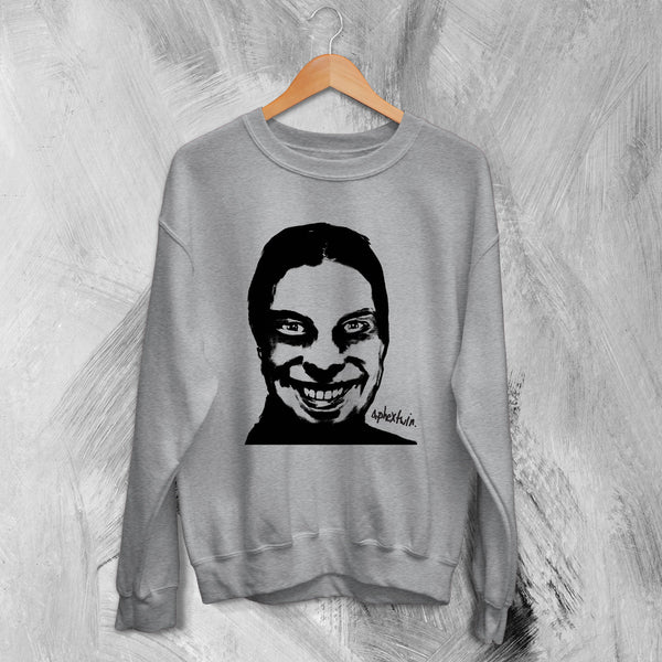Vintage Aphex Twin Sweatshirt I Care Because You Do Album Cover Sweater - WorldWideShirt
