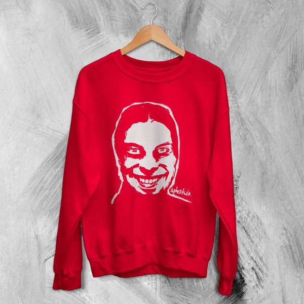 Vintage Aphex Twin Sweatshirt I Care Because You Do Album Cover Sweater - WorldWideShirt