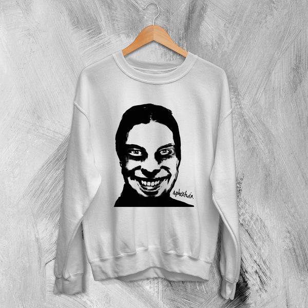 Vintage Aphex Twin Sweatshirt I Care Because You Do Album Cover Sweater - WorldWideShirt
