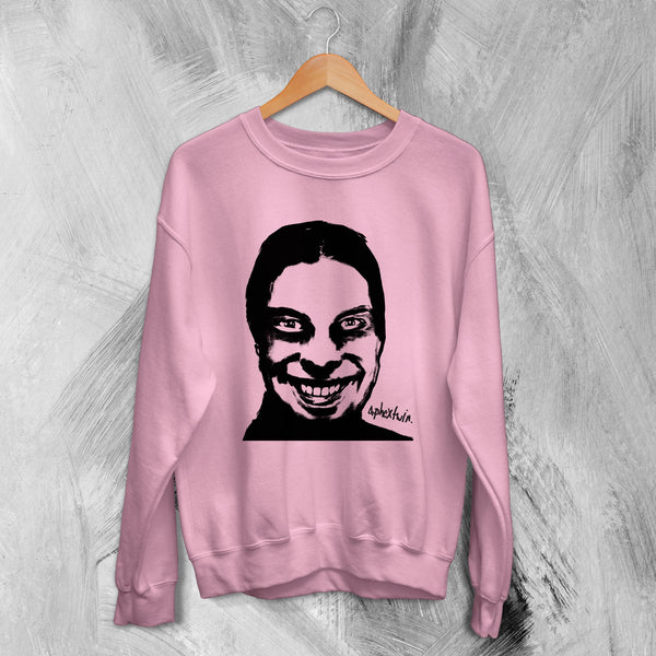 Vintage Aphex Twin Sweatshirt I Care Because You Do Album Cover Sweater - WorldWideShirt