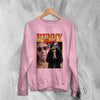 Vintage Bad Bunny 90's Sweatshirt Bad Bunny Raptee Rapper Sweater - WorldWideShirt