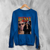 Vintage Bad Bunny 90's Sweatshirt Bad Bunny Raptee Rapper Sweater - WorldWideShirt