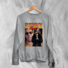 Vintage Bad Bunny 90's Sweatshirt Bad Bunny Raptee Rapper Sweater - WorldWideShirt