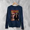 Vintage Bad Bunny 90's Sweatshirt Bad Bunny Raptee Rapper Sweater - WorldWideShirt