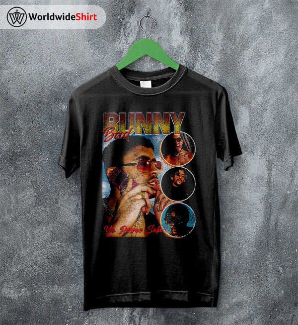 Vintage Bad Bunny 90's T Shirt Bad Bunny Shirt Rapper Shirt - WorldWideShirt