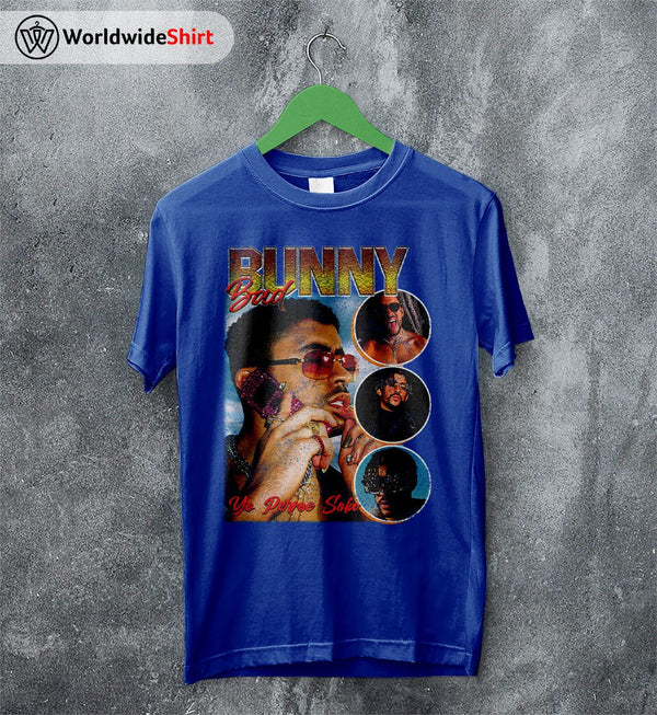 Vintage Bad Bunny 90's T Shirt Bad Bunny Shirt Rapper Shirt - WorldWideShirt