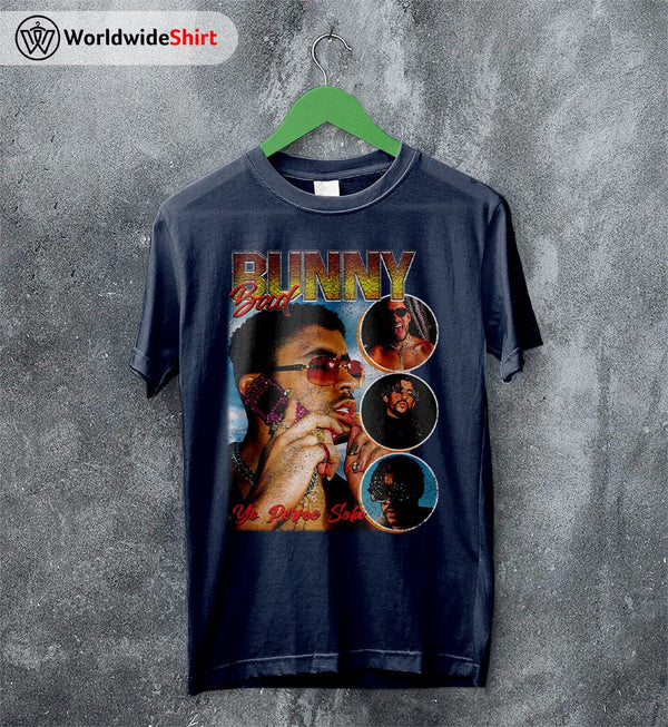 Vintage Bad Bunny 90's T Shirt Bad Bunny Shirt Rapper Shirt - WorldWideShirt