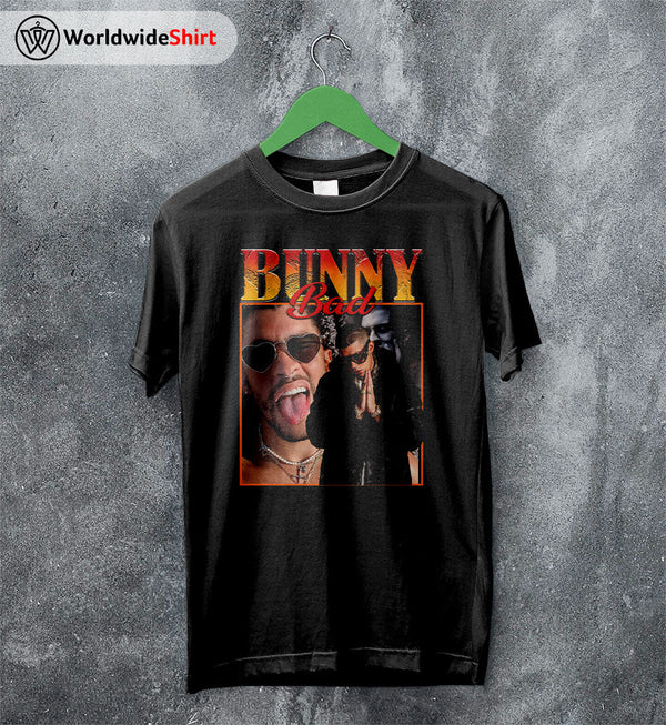 Vintage Bad Bunny Raptee 90's T Shirt Bad Bunny Shirt Rapper Shirt - WorldWideShirt